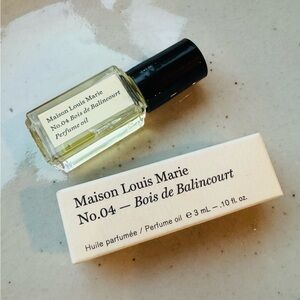 Maison Louis Marie No. 04 Bois de Balincourt Perfume Oil .10 fl oz Travel Size